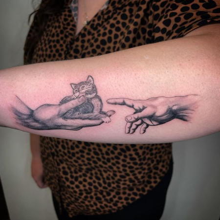 Tattoos - Dayton Smith The Creation of Adam - 143639